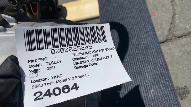 ⭕ 17-23 Tesla Model Y 3 Front Drive Unit Engine Electric Motor AWD 112
