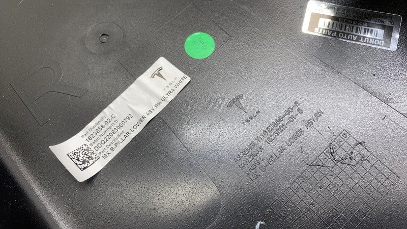 ⭕2021-2024 Tesla Model X Right Side Lower B-Pillar Trim Cover Panel 16