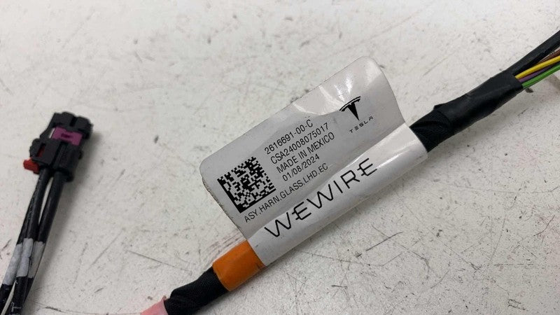 ⭕ 2020-2024 Model Y Front Windshield Triple Camera Wiring Harness 1616