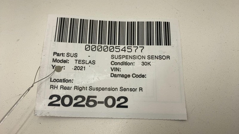 142097600B 2021-2024 Tesla Model S X Rear Right Air Suspension Height Level Sensor RH Assy
