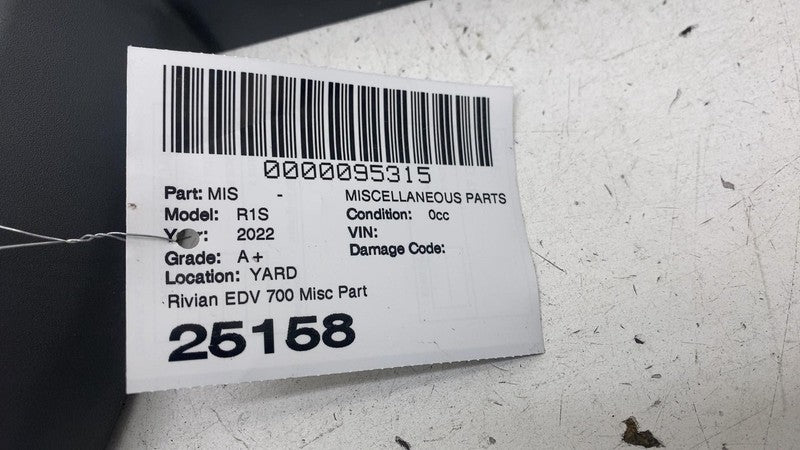 ⭕ 2022 Rivian EDV-700 Amazon Van Front Upper Center Roof Panel Trim PT