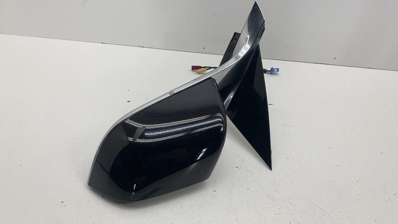 ⭕17-20 Tesla Model 3 Left Exterior Rear View Door Mirror Black PBSB 11