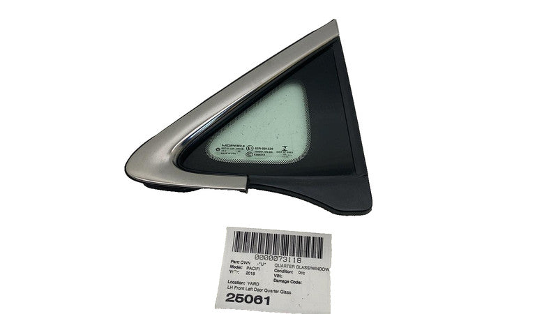 68227745AE ⭕ 17-25 Chrysler Pacifica Front Left Fixed Vent Quarter Window Glass 68227745AE