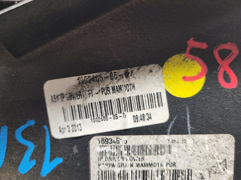 ⭕ 12-20 Model S X Knee Lower Dashboard Steering Column Cover Left 1002