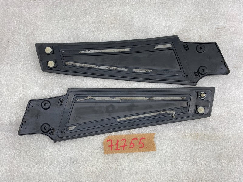 14942 ⭕ 2012-2015 Tesla Model S Left & Right Side B-Pillar Molding Applique Glass Trim