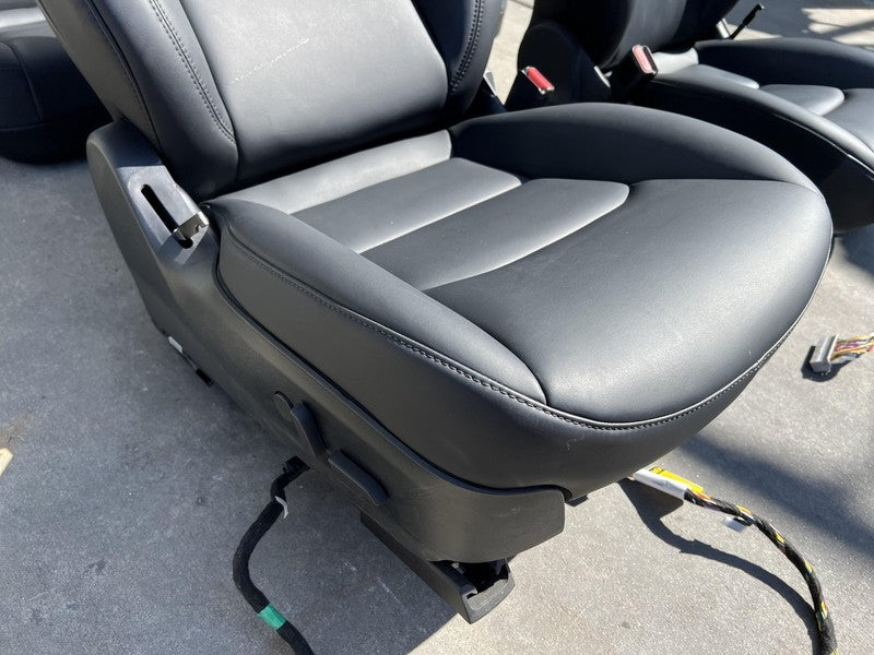 1552127-00-A ⭕ 2017-2023 Tesla Model 3 Front Left & Right Bucket & Rear Bench Seat + Bolster