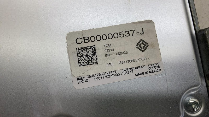 CB00000537J ⭕ 22-24 Rivian R1T R1S TCM Telematics Communication Control Module CB00000537J