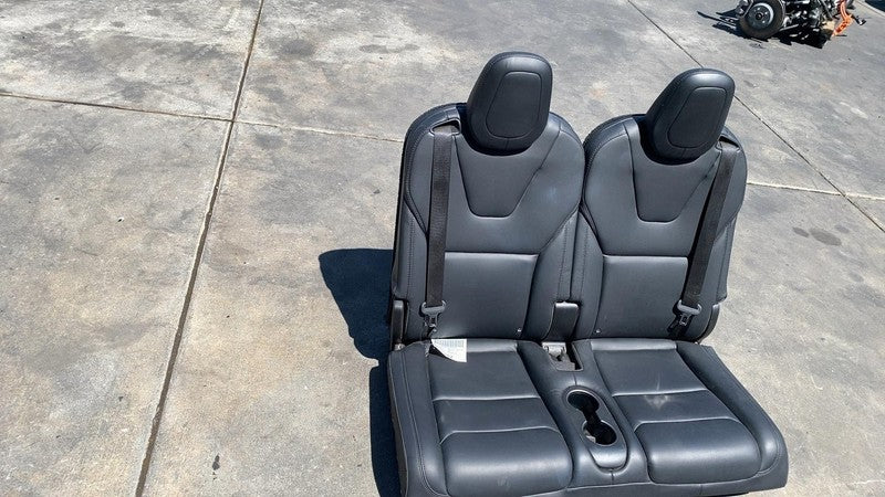 2016 2017 2018 2019 2020 Tesla Model X Rear 3rd Row Seat Leather Black