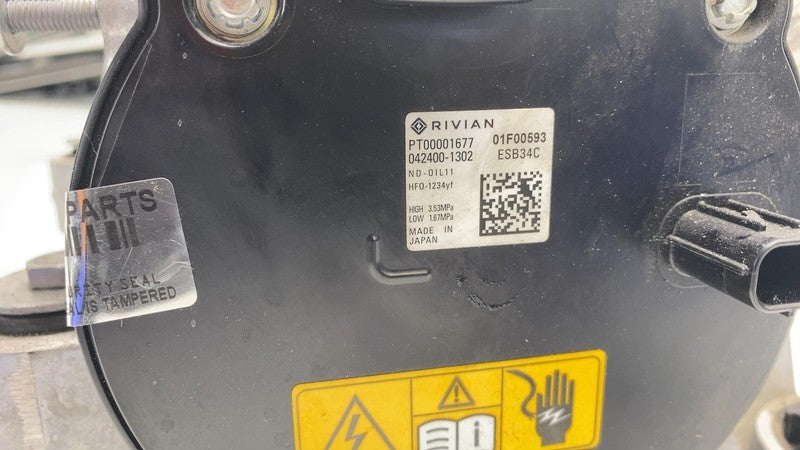 ⭕2022-2024 Rivian R1T Air Conditioning A/C Compressor Pump w/ Bracket 