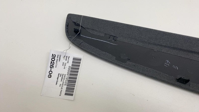 ⭕ 2024-2025 Tesla Model 3 M3 Dashboard Float Wing Panel Astral Trim 17