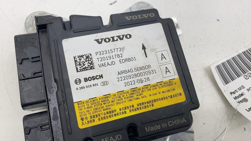 32315772 ⭕ 21-23 Polestar 2 Safety Restraint Diagnostic Control Module SRS Unit 32315772