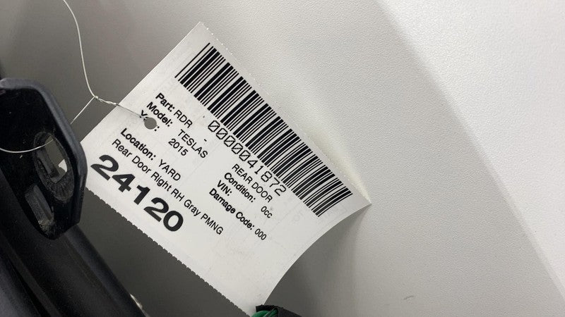 ⭕ 2012-2015 Tesla Model S Rear Passenger Side Door Shell Panel Right G