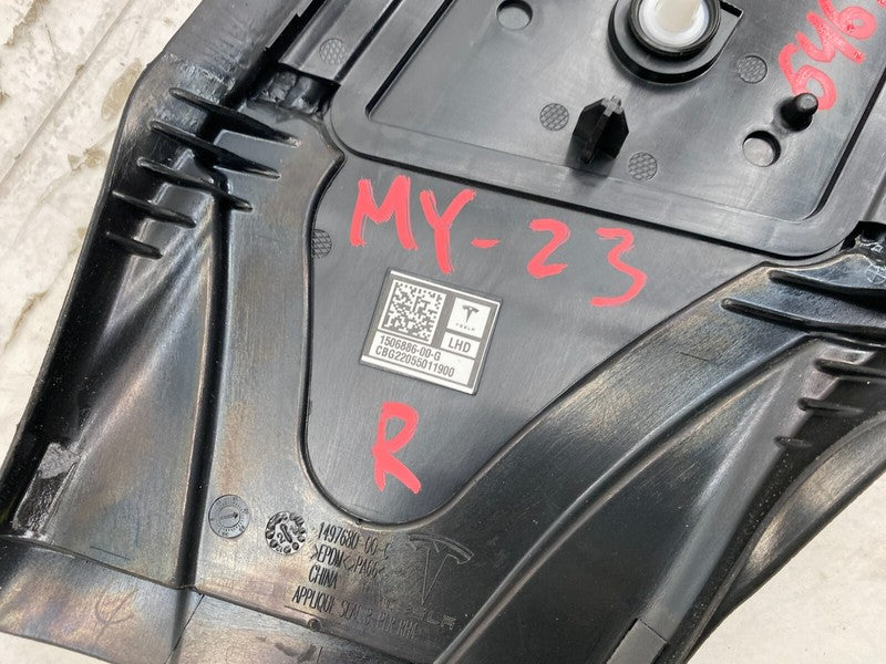 1516258 00 E ⭕ 20-23 Model Y Right Exterior B-Pillar Applique Trim w/ Camera RH 1506886-00-G
