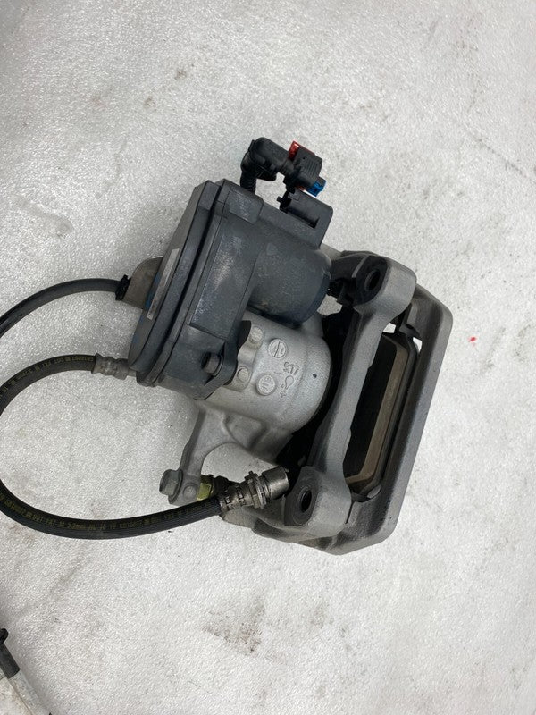 104462300H ⭕ 2017-2025 Tesla Model 3 Rear Left Caliper w/ Brake Line Hose BASE 1044623-00-H