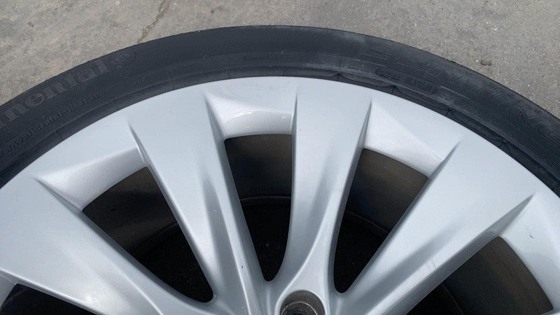 ⭕16-20 Tesla Model X 20" Wheel Rim 20x9.5 +40MM w/ Continental Tire 275/45R20 x2