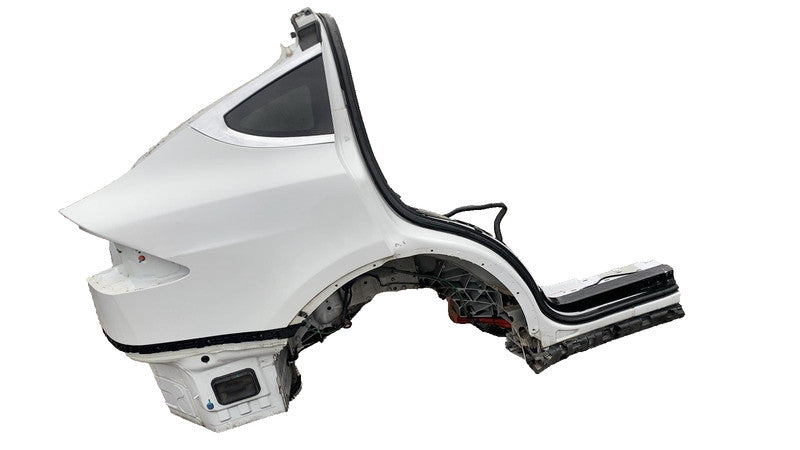 ⭕16-20 Tesla Model X MX Rear Right Quarter Panel Structural Cutout RH White PPSW