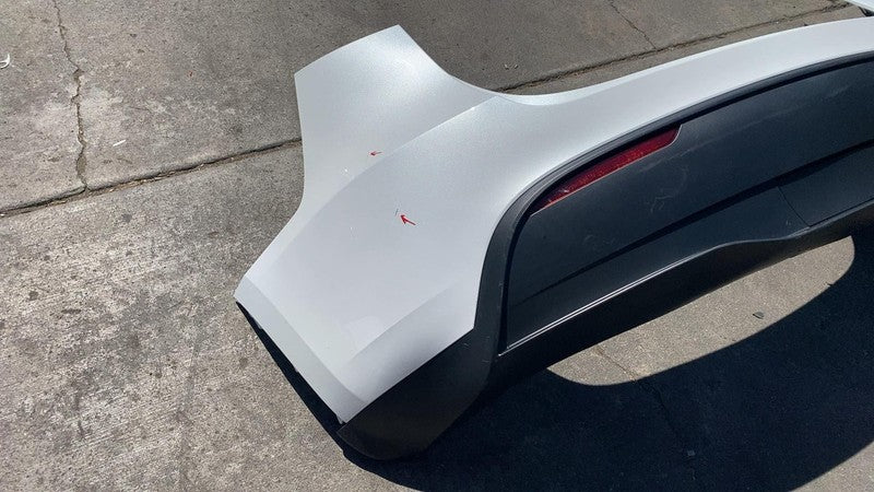 149400500B ⭕ 23-24 Tesla Model Y Rear Bumper Cover w/ Lower Valance White PPSW 1494005-00-B