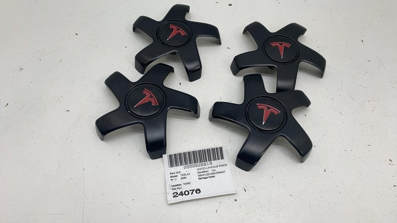 ⭕ 17-23 Model 3 M3 Wheel Center Machined Hub Cap Cover Stiletto x4 104