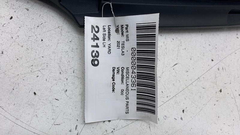 150493500A ⭕ 2017-2023 Tesla Model 3 M3 Left Under Hood Grille Vent Trim Cover 1504935-00-A
