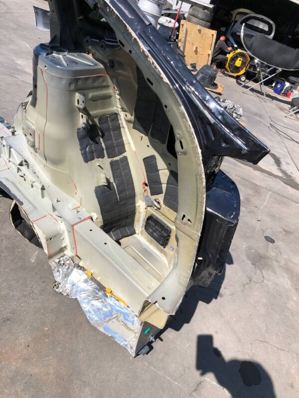 Does Not Apply 2016-2020 Tesla Model X Rear Passenger Quarter Fender Frame Panel Cut Out Right