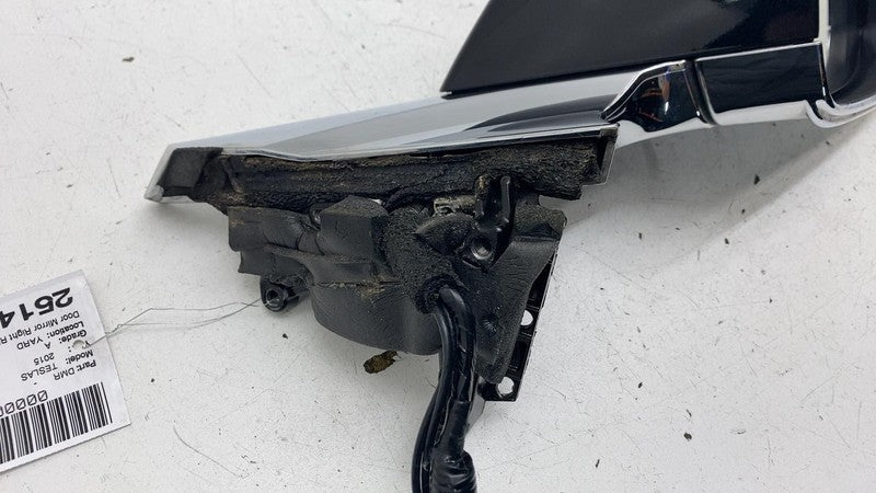 ⭕ 2012-2020 Model S Right Exterior Rear View Door Mirror Black PMBL 10