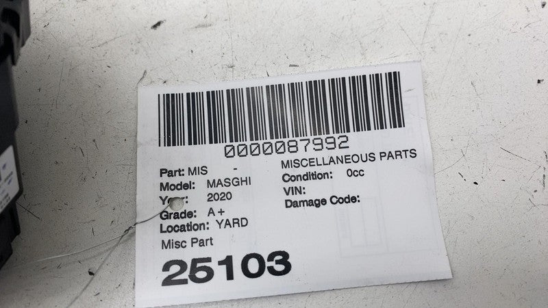 ⭕ 2014-2020 Maserati Ghibli Steering Column Clockspring w/ Switch OEM 