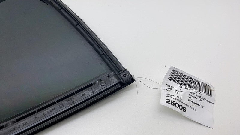 ⭕ 2021 BMW 530e G30 Rear Driver Side Quarter Panel Window Glass Left 7