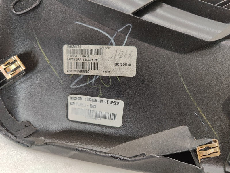 ⭕ 12-20 Model S MS Left Knee Lower Dashboard Steering Column Cover 100