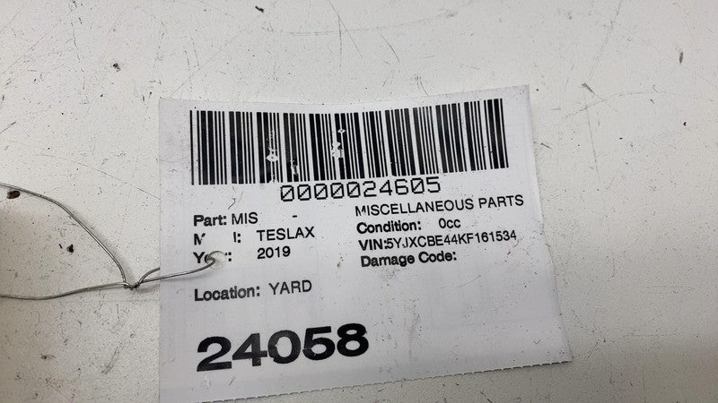 ⭕ 2016-2020 Tesla Model X Rear Passenger Floor Carpet Mat Outboard Bra