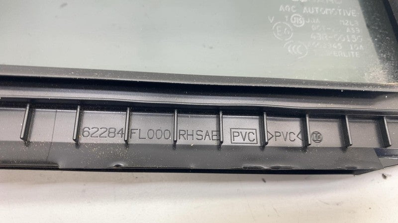 ⭕ 2018-2023 Subaru XV Crosstrek Rear Passenger Side Door Corner Vent Glass Right