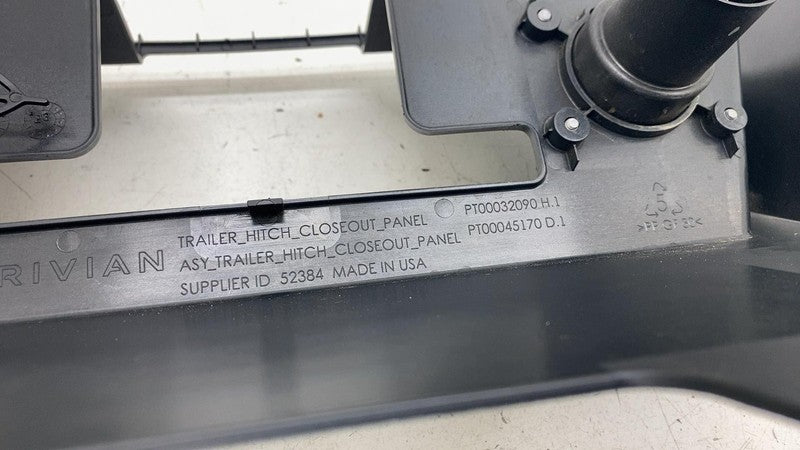 PT00032090-H ⭕ 2025 Rivian R1S Rear Bumper Trailer Trim Tow Hitch Cover Panel PT00032090-H