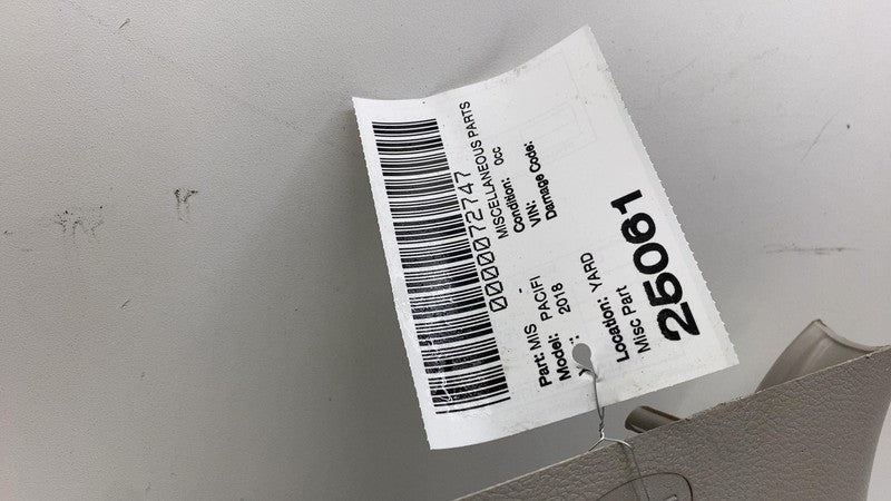 ⭕ 2017-2024 Chrysler Pacifica Rear Left C-Pillar Trim Cover Panel LH 5