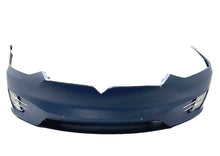 ⭕16-20 Tesla Model X Front Bumper Cover w/ Foglight Primed Assembly 1091879-S0-A