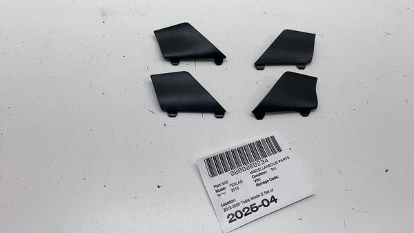 ⭕ 12-20 Model S Set of 4 Front & Rear Door Handle Insert Trim Cover 1002974-00-E