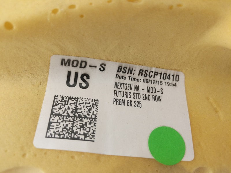 ⭕ 2012-2015 Tesla Model S MS Rear 2nd Row Seat Lower Cushion Bottom Le