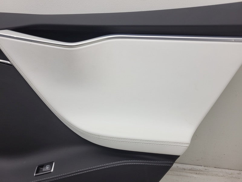 1008105 22 L ⭕ 12-15 Tesla Model S Rear Side Interior Door Panel Trim Card Right 1008105-22-L