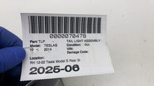 ⭕ 12-22 Model S Rear Passenger Taillight LED Outer Tail Lamp Right 6005919-00-D