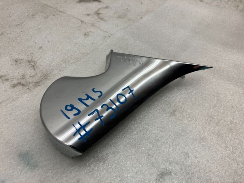 2017-2020 Tesla Model 3 Front Left Exterior Mirror Lower Mounting Cover Chrome
