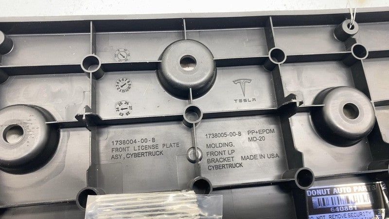 ⭕ 2024 Tesla Cybertruck Front Bumper License Plate Bracket Holder 1738
