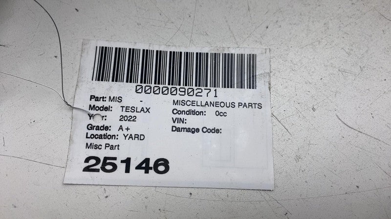 ⭕ 2021-2025 Model X  Right Side Interior A-Pillar Upper Trim Cover 162