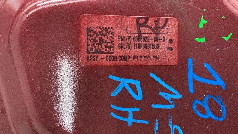 2016 2017 2018 2019 2020 Tesla Model S MS Front Right Door Shell RH Re