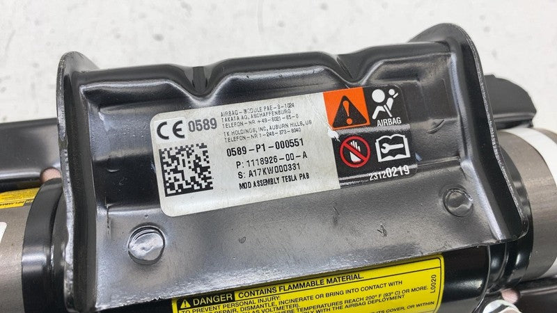 ⭕ 12-15 Model S Passenger Side Dash Instrument Panel Airbag Right 1118