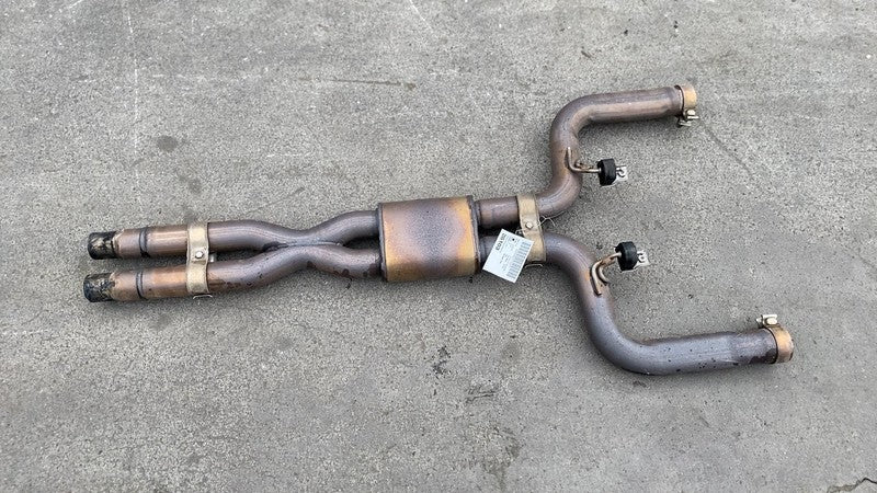 ⭕ 2014-2020 Maserati Ghibli 3.0 Center Exhaust Muffler X-Pipe Resonato