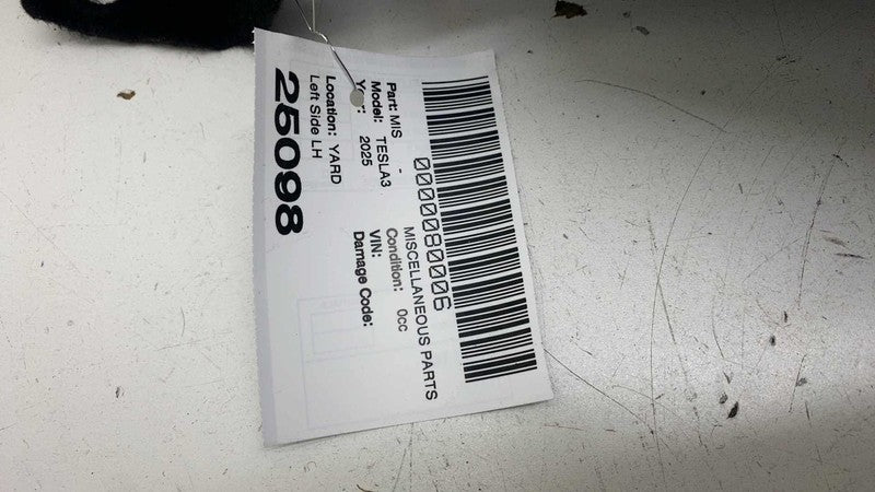 ⭕ 2024 2025 Tesla Model 3 Rear Driver Left Trunk Side Boot Trim Carpet