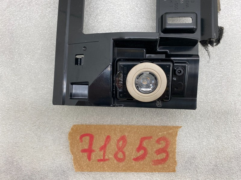 1-INJ-1104-000 ⭕ 12-20 Tesla Model S MS Front Overhead Console Backing Plate w/ Roof Dome Lamp