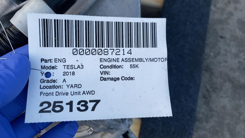 ⭕ 2017-2023 Model 3 Electric Engine Motor Front Drive Unit 3DU Assy 11