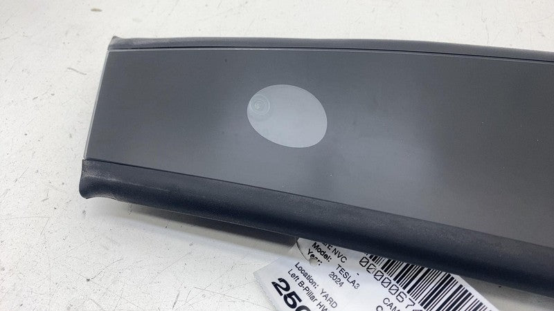 1711762-00-F ⭕ 24 25 Model 3 Left B-Pillar Applique Glass Trim Molding w/ Camera 1734275-00