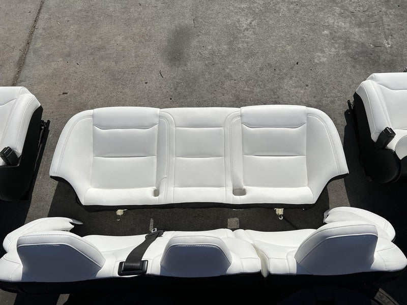 ⭕ 18-20 Tesla Model S Left & Right Front Bucket Seat + Rear 2nd Row Se