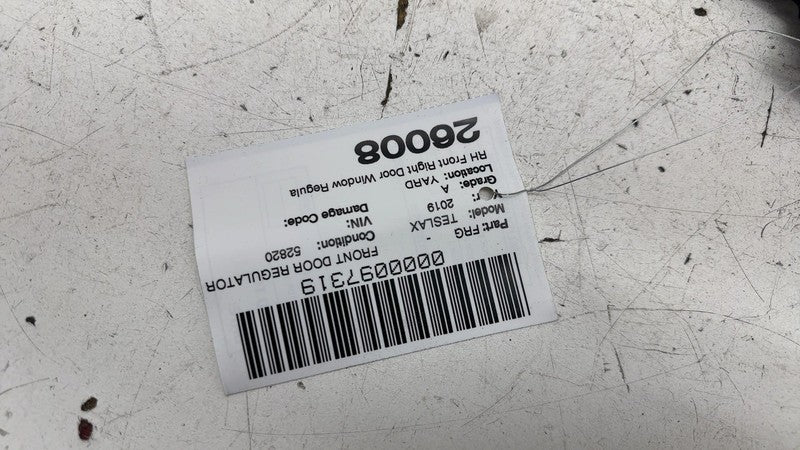 ⭕ 2016-2020 Tesla Model X Front Right Door Window Regulator & Motor 10