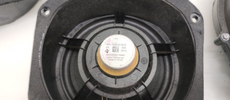 100483302A ⭕ 12-20 Model S X SET of Front & Rear Door Audio Speaker Mid Woofer 1004833-04-A